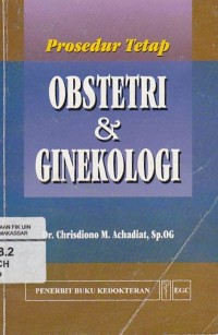 Prosedur tetap: obstetri dan ginekologi