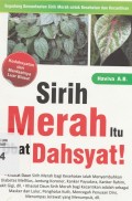 Sirih Merah itu Obat Dahsyat