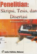 Penelitian: Skripsi, Tesis, dan Disertasi