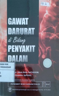 Gawat Darurat di Bidang Penyakit dalam