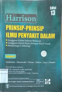 Prinsip-Prinsip Ilmu Penyakit dalam; Gangguan Sistem Saluran Makanan, Gangguan Sistem Imun, Jarigan Ikat & Sendi, Hematologi & Onkologi Vol.4