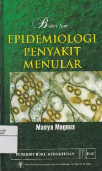 Buku Ajar Epidemiologi Penyakit Menular