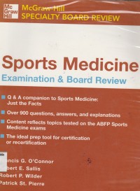 Sports Medicine:Examination & Board Review