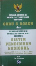 Undang Undang Sistem Pendidikan Nasional