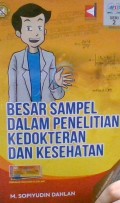 Besar sampel dalam penelitian kedokteran dan kesehatan