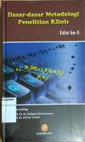 Dasar-dasar Metodologi Penelitian Klinis