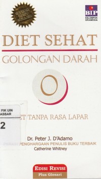 Diet Sehat: Golongan Darah O Diet Tanpa Rasa Lapar