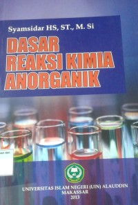 Image of Dasar Reaksi Kimia Anorganik