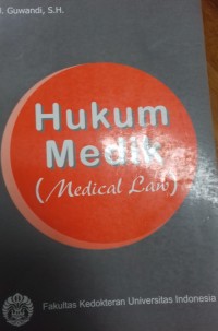 Image of Hukum Medik (Medical Law)