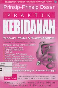 Image of Prinsip-prinsip dasar praktik kebidanan