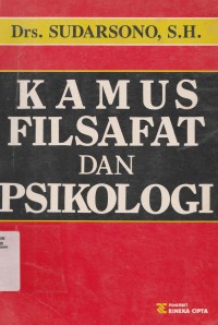 Image of Kamus Filsafat dan Psikologi