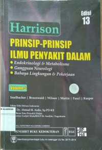 Image of Prinsip-Prinsip Ilmu Penyakit dalam; Endokrinologi & Metabolisme, Gangguan Neurologi, Bahaya Lingkungan & Pekerjaan Vol. 5