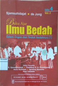 Image of Buku Ilmu Bedah Vol.2 Sistem Organ dan Tindak Bedahnya(1)