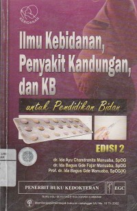 Image of Ilmu Kebidanan Penyakit, kandungan, dan KB 